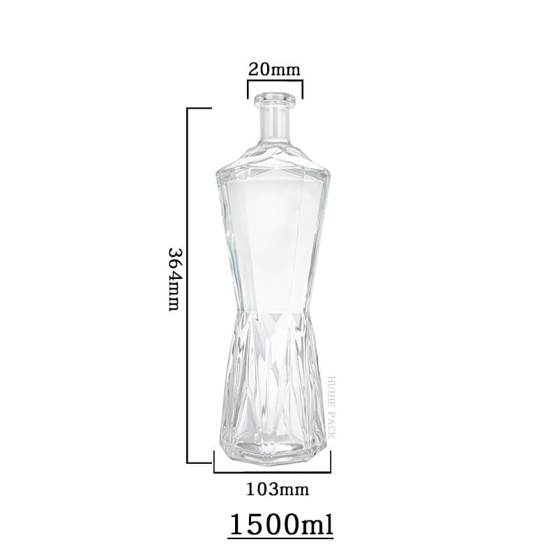 Classitudine a bottiglia di liquori a clessidra