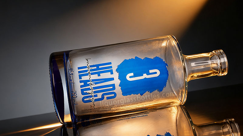 bottiglia di whisky in vetro vodka vs whisky