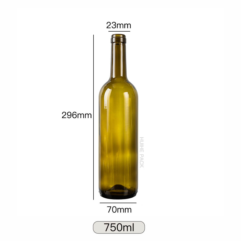 Bottiglia di vino in vetro verde da 750 ml 765 ml (15)