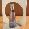 Bottiglia di vetro limoncello rotonda trasparente da 250 ml