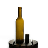 Bottiglie di vino in vetro ambrato verde scuro