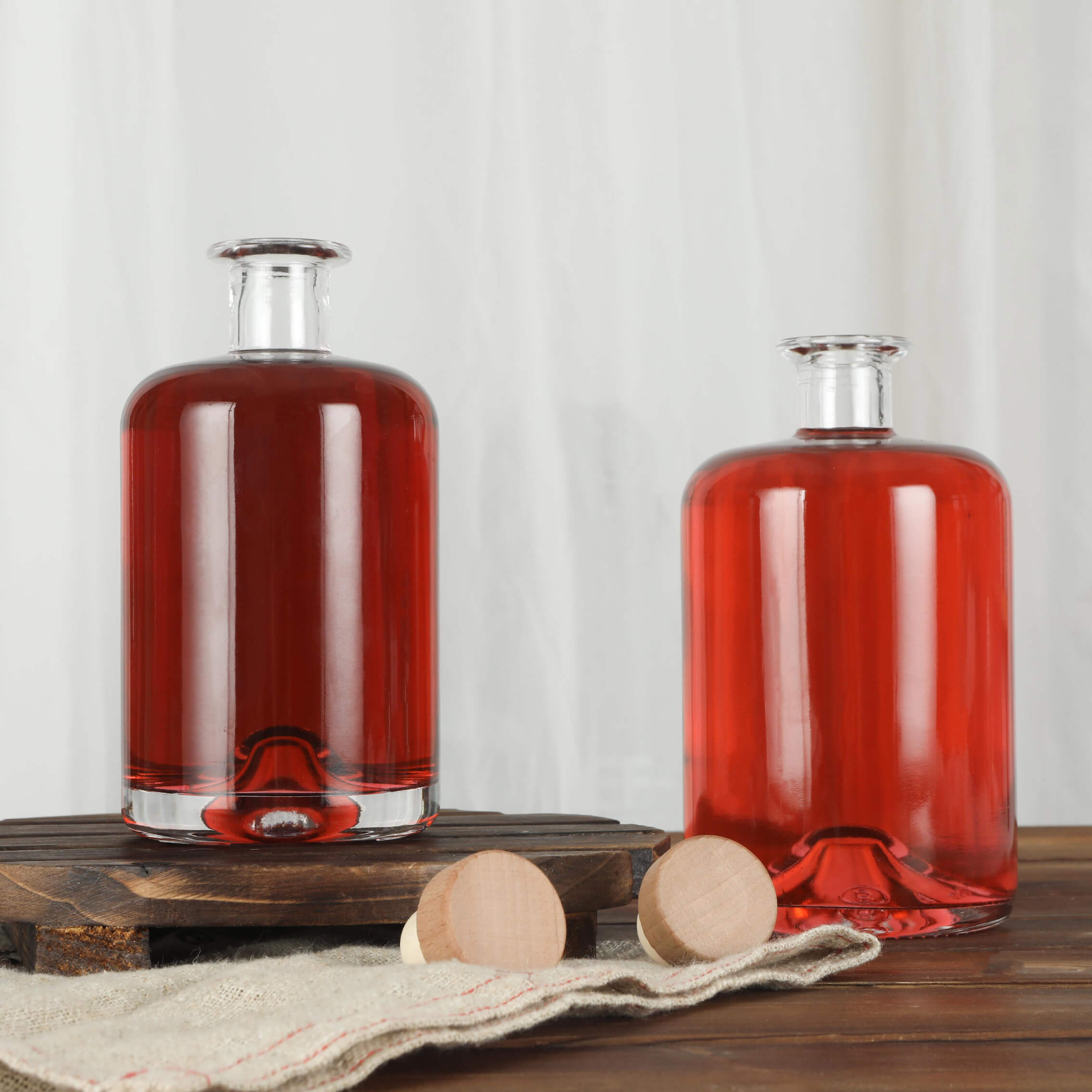 bottiglia di vetro a liquore