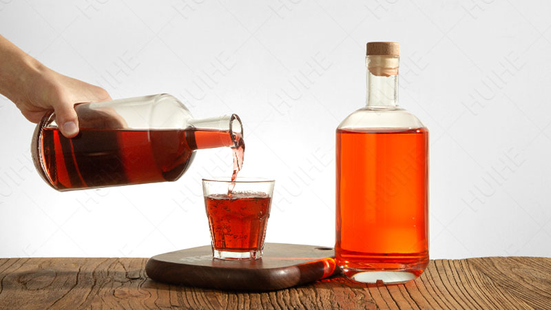 Bottiglia di liquore rotonda classica - bottiglia di liquore moonea