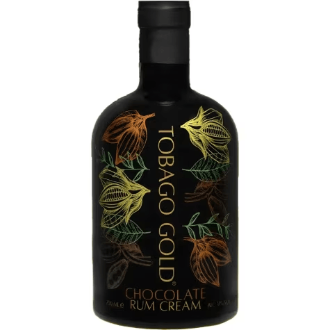 Bottiglia di crema al rum al cioccolato Tobago Gold da 700 ml