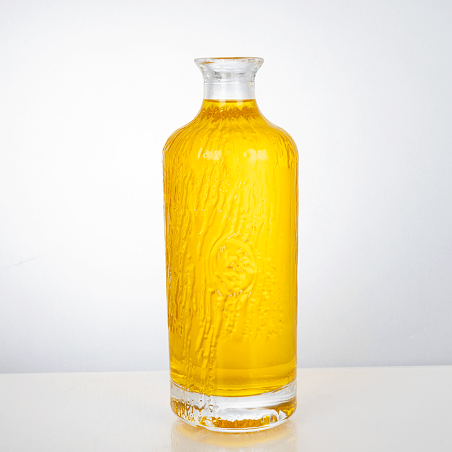 Bottiglia di liquore in vetro a flusso di acqua a flusso di acqua a flusso di acqua