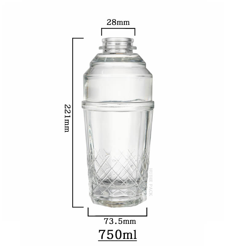 Cocktail Shaker liquor bottle-capacity Cocktail Shaker Liquor Liquor Bottle-Capacity