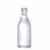 Piccole bottiglie di alcol in vetro flint trasparente rotondo da 50 ml