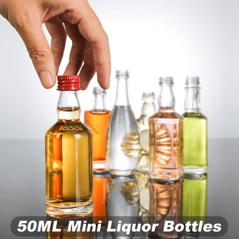 Bottiglie di liquore alcolico mini da 50 ml in miniatura sfuse all'ingrosso