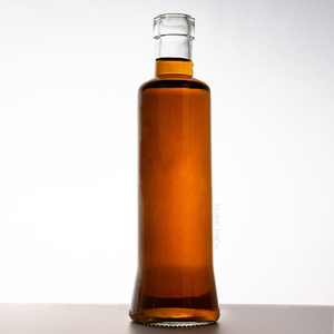 Bottiglia per bevande in vetro trasparente con cilindro da 300 ml Commercio all'ingrosso