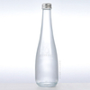 Bottiglia per acqua potabile in vetro premium da 330 ml con loghi del marchio