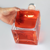 Bottiglia di liquore in vetro Super Flint di forma quadrata con tappo in sughero