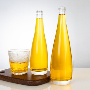 Bottiglia al liquore in vetro a collo long a collo lungo a collo bulboso all'ingrosso