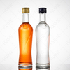 Bottiglie di liquore in miniatura rotonde in vetro trasparente da 50 ml all'ingrosso all'ingrosso