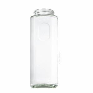 Bottiglia d'acqua Kombucha in vetro a bocca larga da 500 ml Facile da tenere in mano