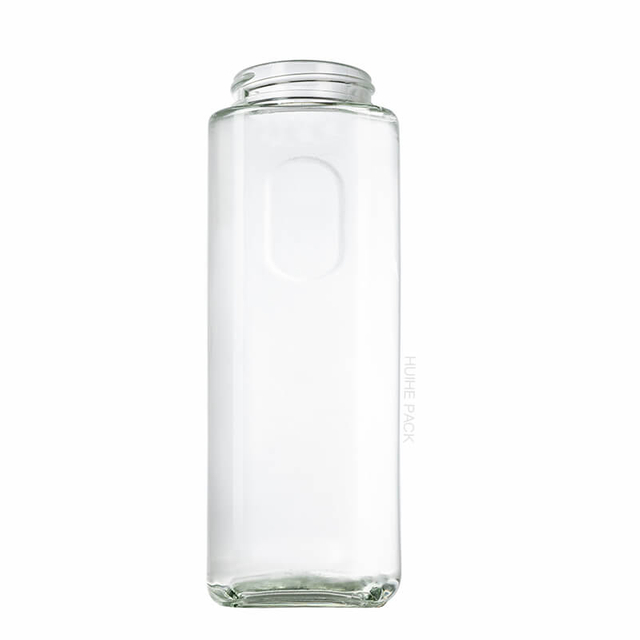 Bottiglia d'acqua Kombucha in vetro a bocca larga da 500 ml Facile da tenere in mano