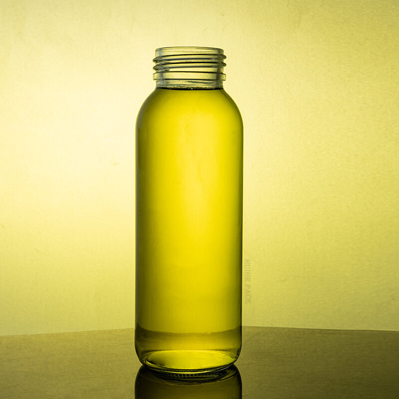 Bottiglia per bevande in vetro da 320 ml 450 ml a bocca larga (2)