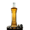 Bottiglia di whisky in vetro alta strutturata personalizzata da 75 cl