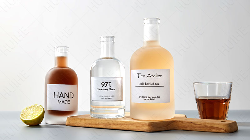 Bottiglia di liquore rotonda classica - bottiglia di liquore nordica