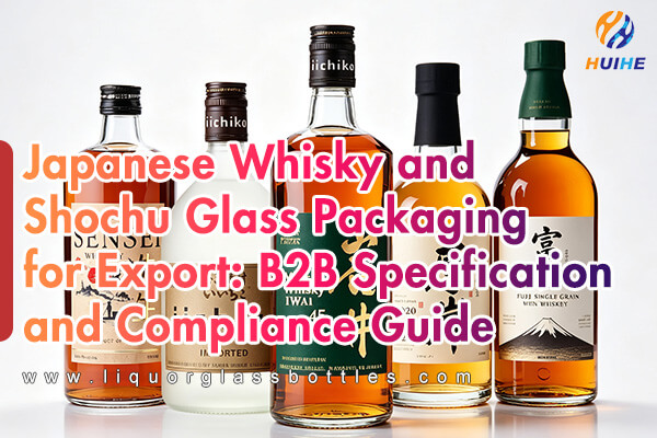 Imballaggi giapponesi per whisky e vetro Shochu per l