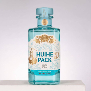 Prisma rettangolare trasparente mini liquore in vetro 250 ml