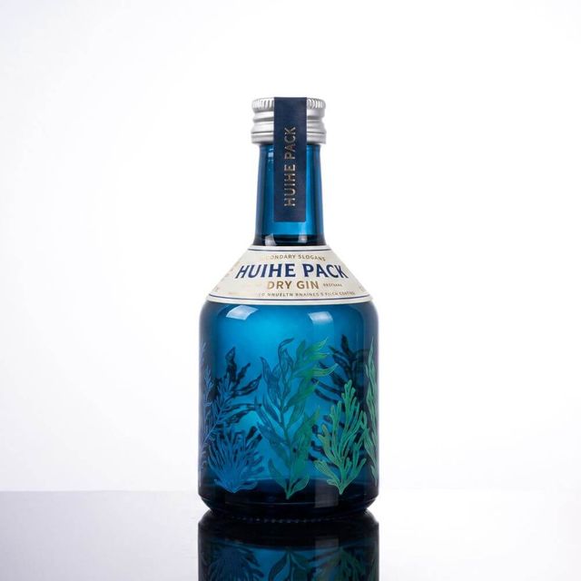 Bottiglie di alcol piccole in vetro flint trasparente da 50 ml, sfuse