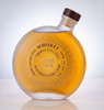 Design unico Bottiglia di liquore a foglie di vetro trasparente sferico