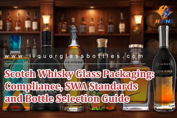 Imballaggi in vetro per whisky scozzese: conformit&agrave;, standard SWA e guida alla selezione delle bottiglie