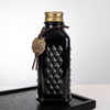 650 ml Modello in rilievo in bottiglia di liquore in vetro a forma di diamante